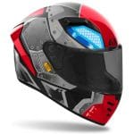 Casco Airoh Connor Bot Gray Red - Imagen 2