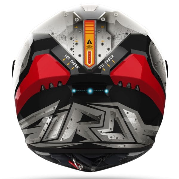Casco Airoh Connor Bot Gray Red - Imagen 4