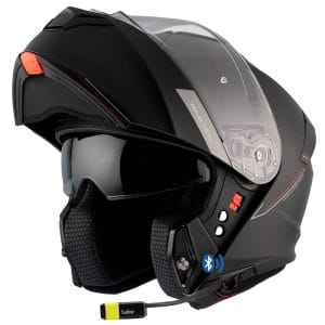 Casco Mt Genesis Sv Solid Matt Black Bluetooth Twiins Hf3
