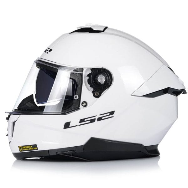 Casco Ls2 Ff808 Stream Ii Solid Blanco 4