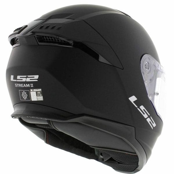 Casco Ls2 Ff808 Stream Ii Solid Negro Mate 3