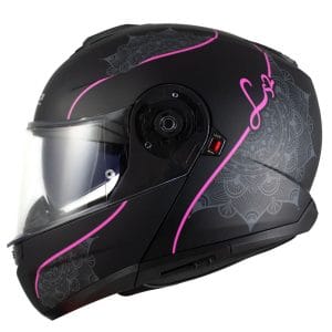 Casco Ls2 Ff908 Strobe Ii Lux Matt Black Pink 2