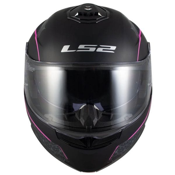 Casco Ls2 Ff908 Strobe Ii Lux Matt Black Pink 3