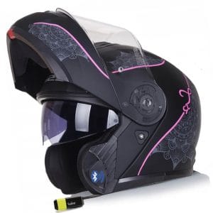 Casco Ls2 Ff908 Strobe Ii Lux Matt Black Pink Twiins Hf3
