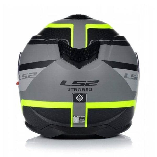 Casco Ls2 Ff908 Strobe Ii Monza Matt Black Hi Vis Yellow 4