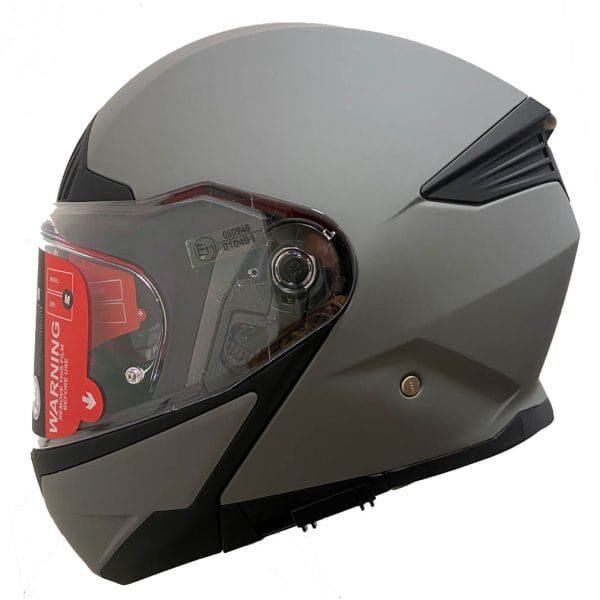 Casco SMK Gullwing Solid Gris Mate 22.06 - Imagen 4