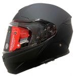 Casco SMK Gullwing Solid Negro Mate 22.06 - Imagen 2