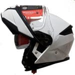 SMK Gullwing Blanco - Casco de moto modular ece 22.06