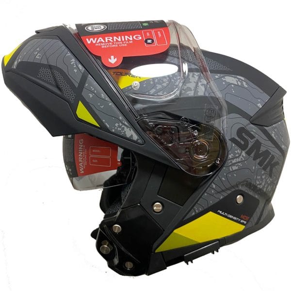 SMK Gullwing Navigator Amarillo - Casco Modular 22.06