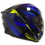 Scorpion EXO-391 Aaxo Azul Amarillo - Casco Integral - Imagen 3