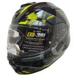 Scorpion EXO-391 Clutter Amarillo -  Casco Integral - Imagen 4