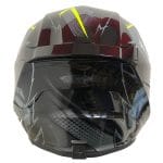 Scorpion EXO-391 Clutter Amarillo -  Casco Integral - Imagen 3
