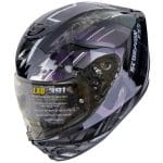 Scorpion EXO-391 Clutter Negro Morado - Casco Integral