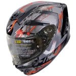 Casco Integral Scorpion EXO 391 Clutter Rojo