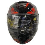 Scorpion EXO-391 Clutter Rojo -  Casco Integral - Imagen 3