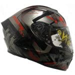 Scorpion EXO-391 Clutter Rojo -  Casco Integral - Imagen 6