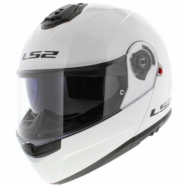 Casco LS2 FF908 Strobe II Bluetooth Solid White - Imagen 5