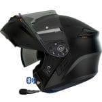 Casco Modular AXXIS Storm SV Solid Negro Mate Sena Intercom