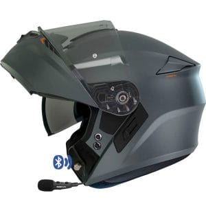 Modular AXXIS Storm SV Solid Titanium Mate Sena Intercom