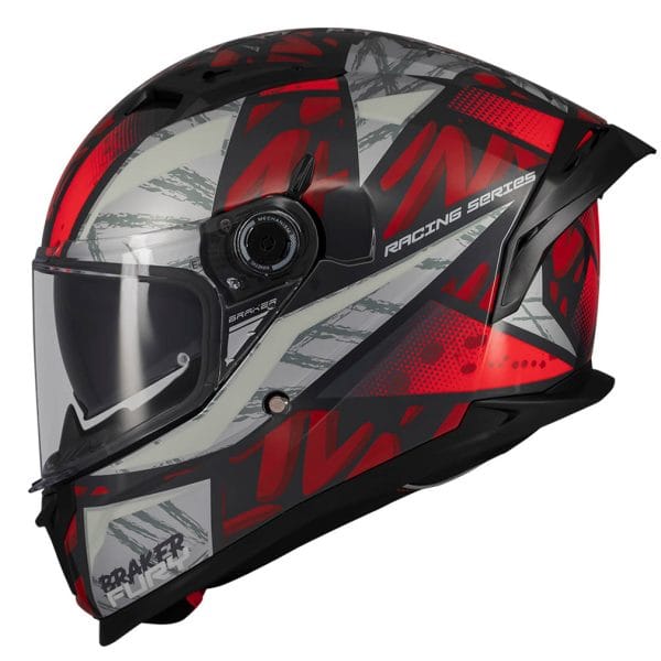 Casco MT Braker SV Fury C5 Brillo + Guantes Gratis - Imagen 4