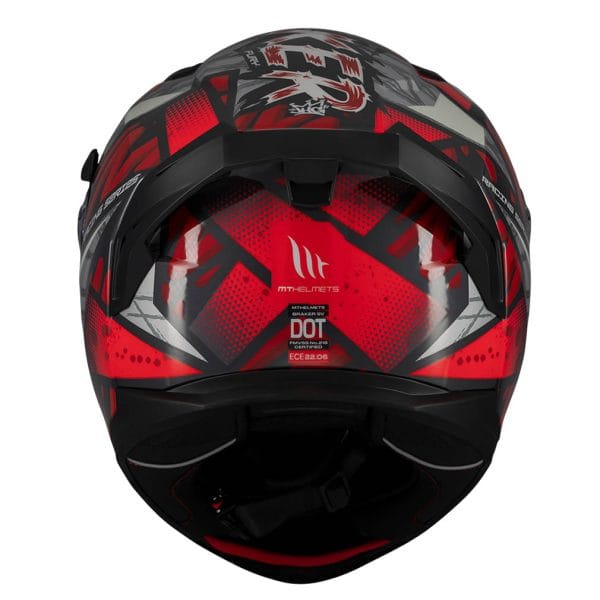 Casco MT Braker SV Fury C5 Brillo + Guantes Gratis - Imagen 6