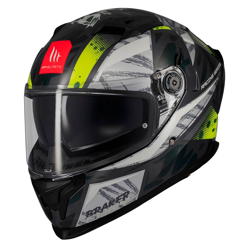 Casco Integral MT Braker SV Fury C6 Brillo Casco MT Braker SV Fury C6 Brillo - Imagen 1