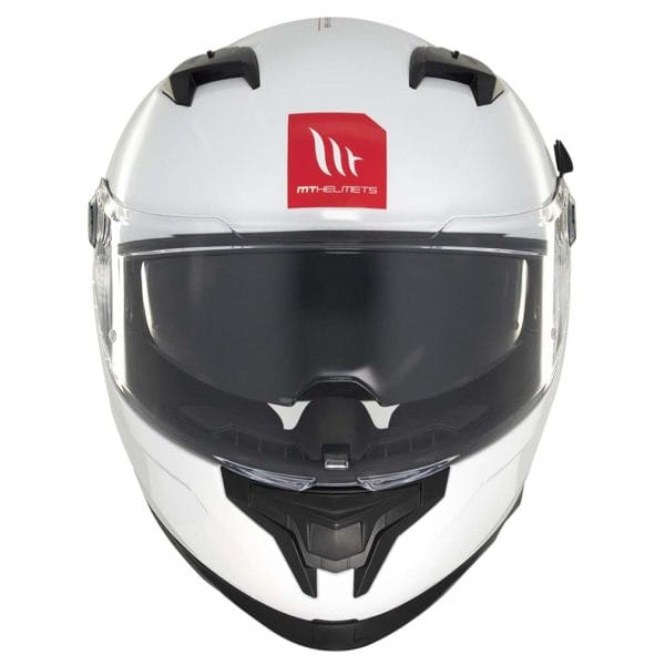 Casco MT Braker SV Blanco Brillo - Imagen 4