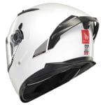 Casco MT Braker SV Blanco Brillo - Imagen 3