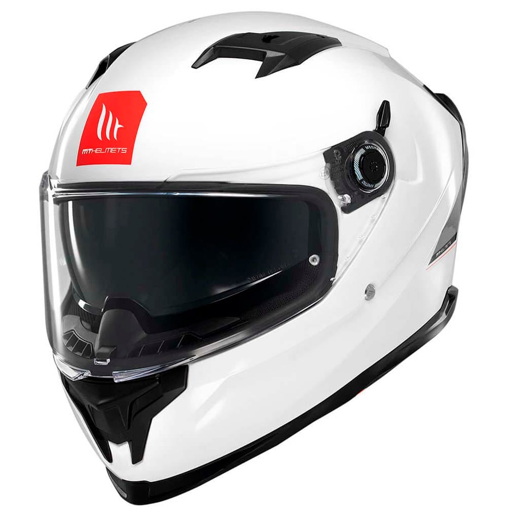 Casco MT Braker SV S Blanco MT Helmets Braker SV S Blanco Brillo