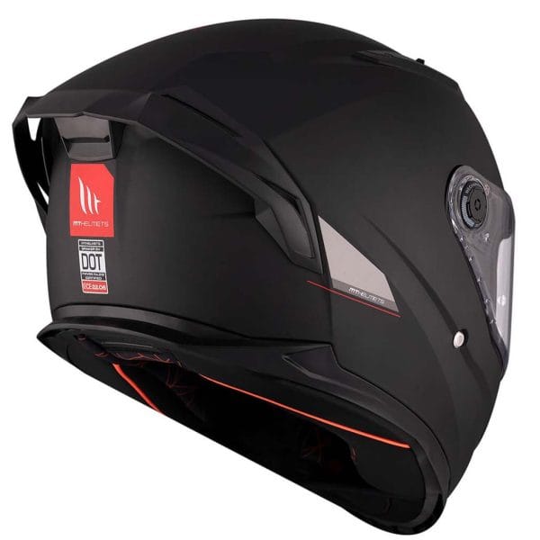 Casco MT Braker SV Negro Mate - Imagen 4