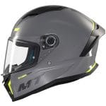 Casco MT Stinger 2 Solid Gris Brillo - Imagen 2