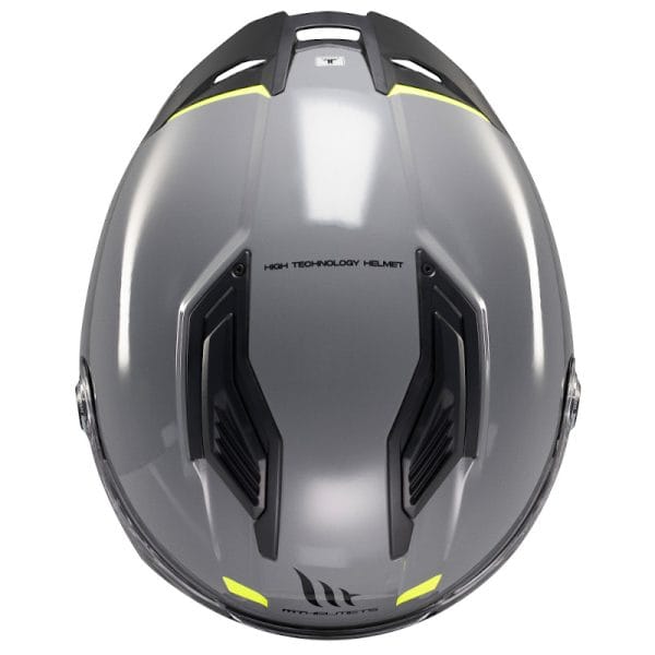 Casco MT Stinger 2 Solid Gris Brillo - Imagen 6