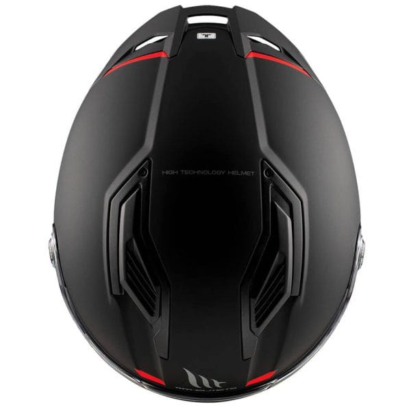 Casco MT Stinger 2 Solid Negro Mate - Imagen 5