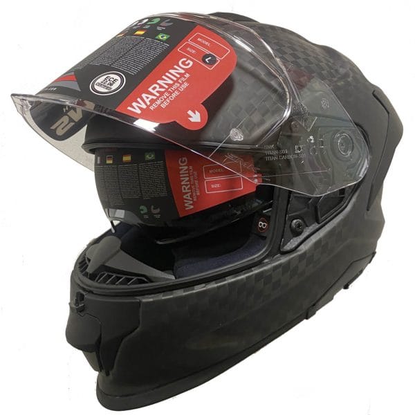Casco SMK Titan Carbon - Imagen 5