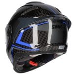 Casco SMK Titan Carbono Azul - Imagen 4