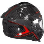 Casco SMK Titan Carbono Rojo - Imagen 2