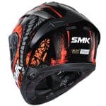 Casco SMK Typhoon SV Reptile Black Red - Imagen 2