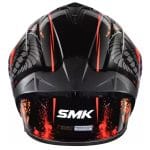 Casco SMK Typhoon SV Reptile Black Red - Imagen 4