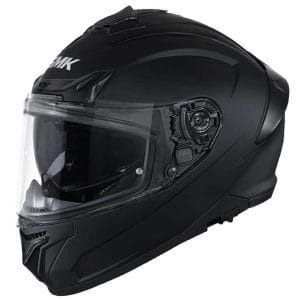 SMK Typhoon - Casco Integral Negro Mate