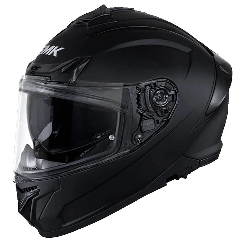 Casco SMK Typhoon Solid Matt Black SMK Typhoon - Casco Integral Negro Mate