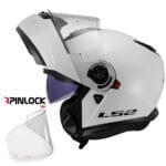 Casco LS2 FF908 Strobe II Solid White Pinlock