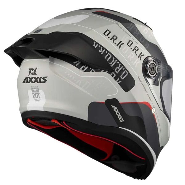 Casco AXXIS Fenix ORK Blanco - Imagen 4