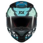 Casco AXXIS Fenix Angry Face Azul Mate - Imagen 5