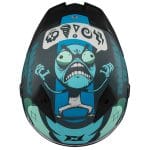 Casco AXXIS Fenix Angry Face Azul Mate - Imagen 3
