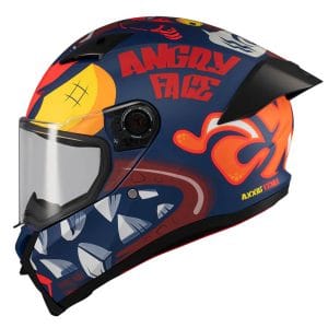 Casco AXXIS Fenix Angry Face Fluo Mate