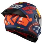 Casco AXXIS Fenix Angry Face Fluo Mate - Imagen 4