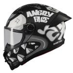 Casco AXXIS Fenix Angry Face Gris Mate
