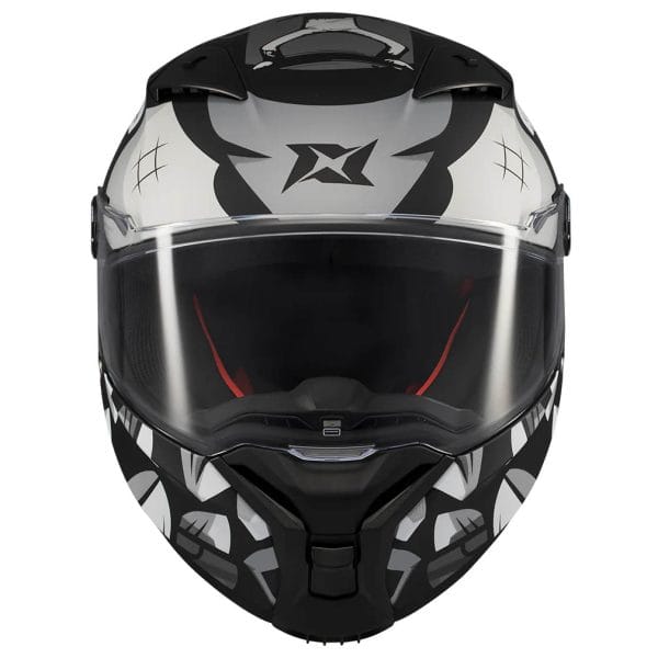 Casco AXXIS Fenix Angry Face Gris Mate - Imagen 5