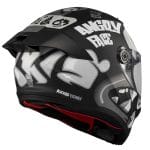Casco AXXIS Fenix Angry Face Gris Mate - Imagen 4