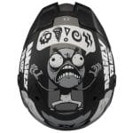 Casco AXXIS Fenix Angry Face Gris Mate - Imagen 3